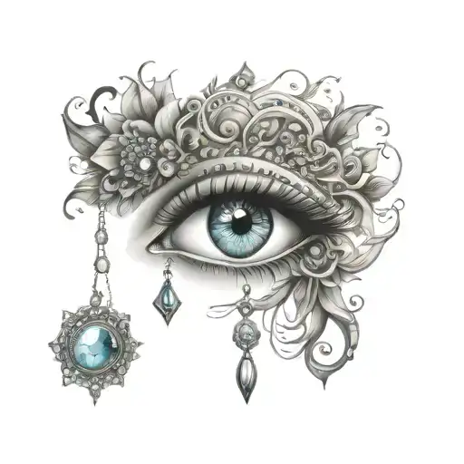 Gypsy Eye With Gems