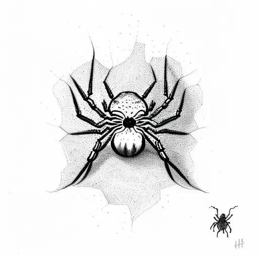 Spider With Flames
