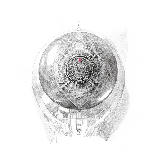 Red And Black Geomentric