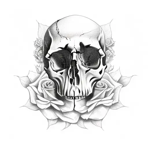 Skull And Roses