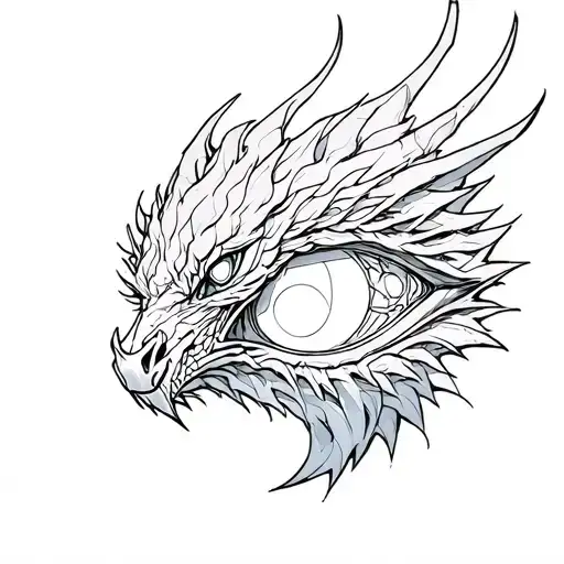 Cyberpunk Dragon Eye