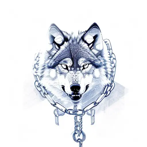 Chained Wolf