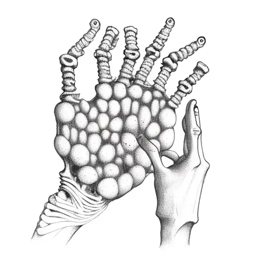 Skeleton Hand Letting Go Of A Balloon