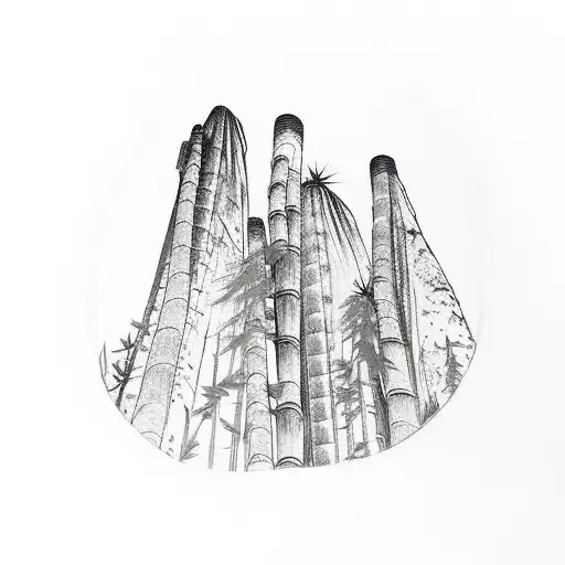 Mountain Bamboo Detailed