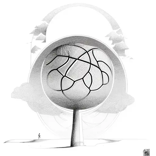 Basketball Basket Mountains Nature