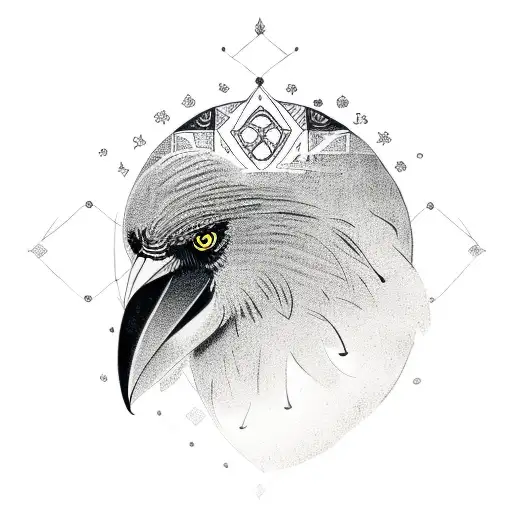 Crow With Shani Mantra