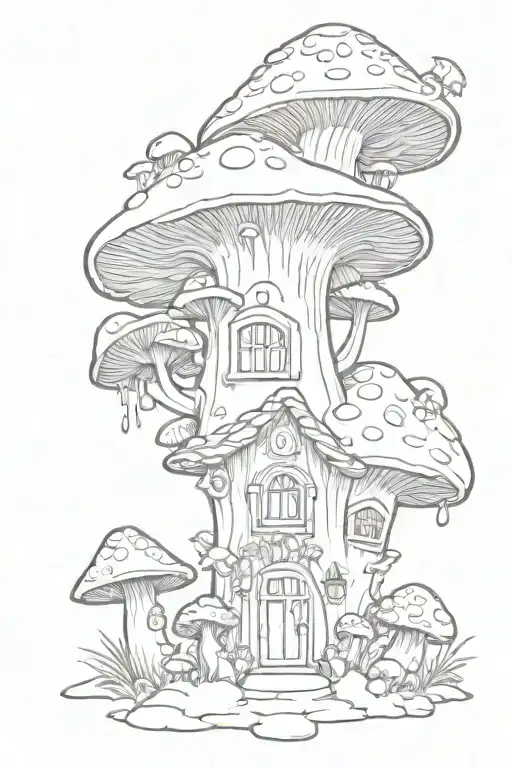 Mushroom Fairy House