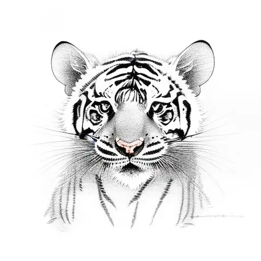 A Rat Sits On A Tiger