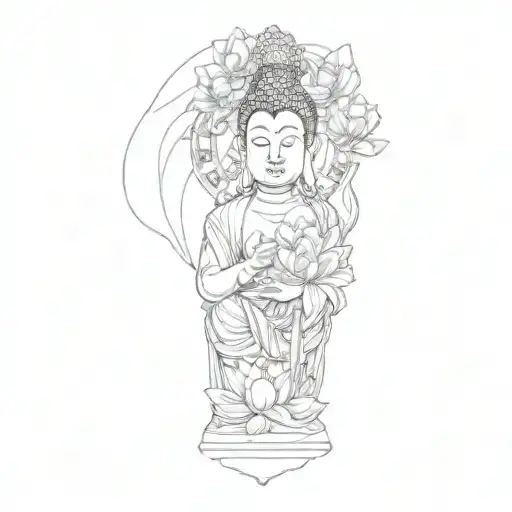 Buddha Lotto Flower Bouquet