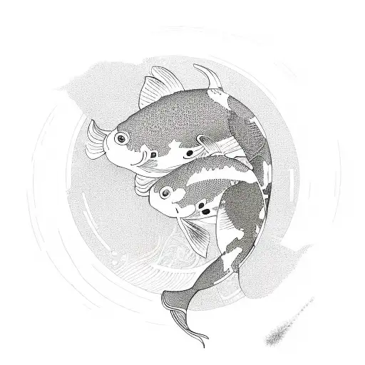 Koi Fish Circle