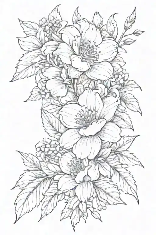 October And December Birth Flower