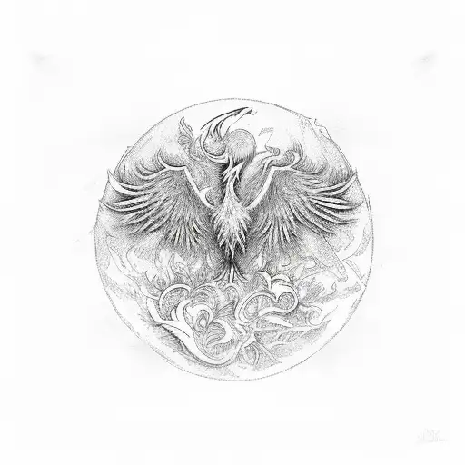 Phoenix Rising From The Ashes