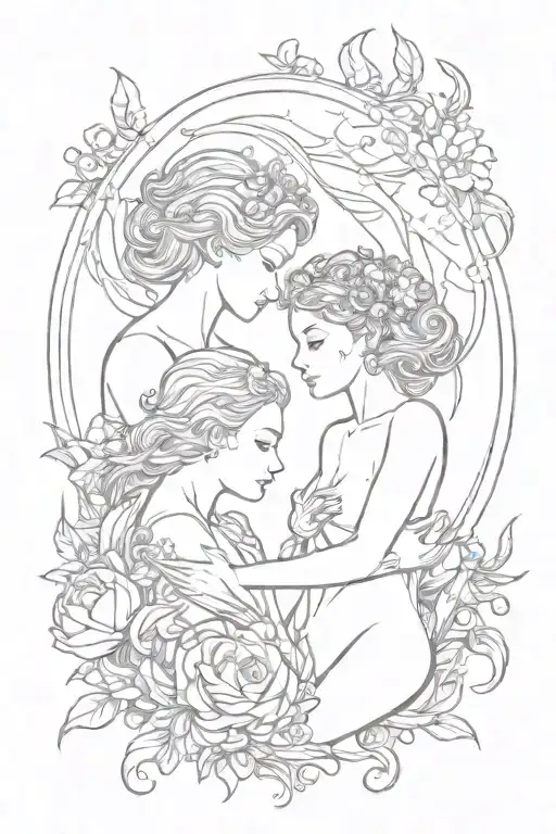 The Consolation Of Virgo And Pisces Together