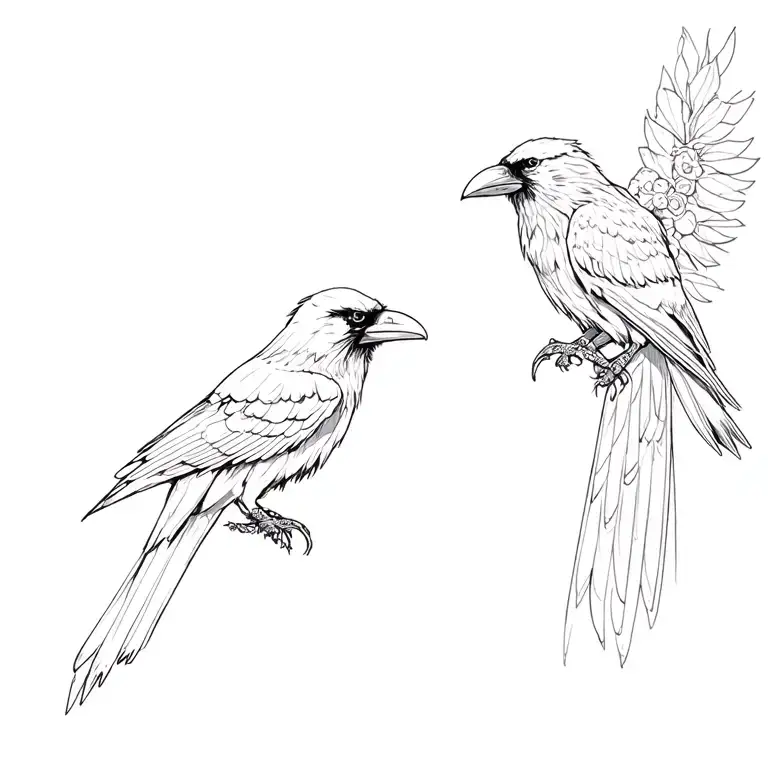 One With Ravens And Scandinavian Arnamies