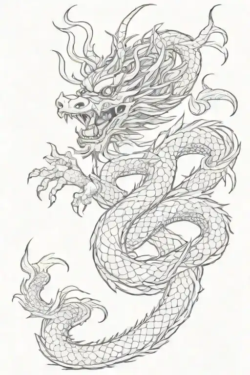Chinese Ribbon Dragon
