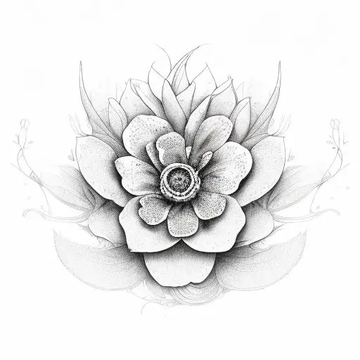 Fine Line Flower Dehlia