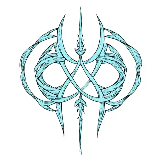 Gemini And Aquarius Sign Intertwined