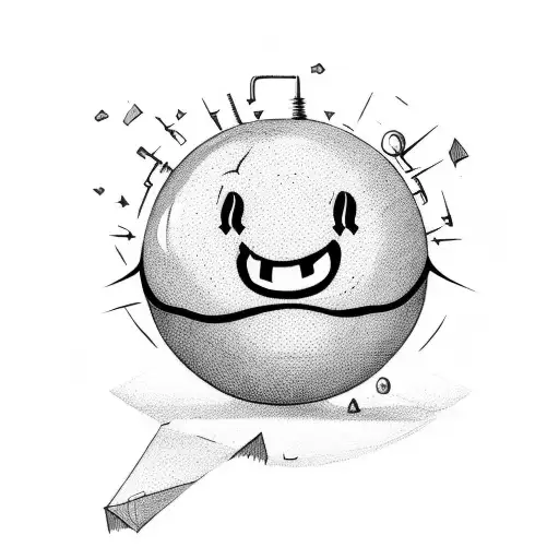 Evil Smiley Face With Pointy Teeth