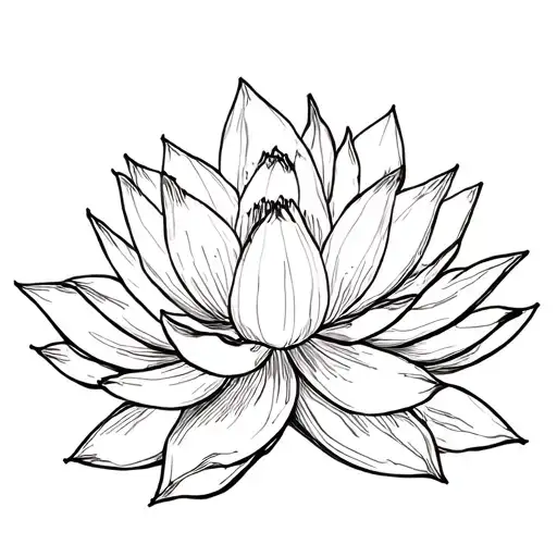 Red Lotus Flower