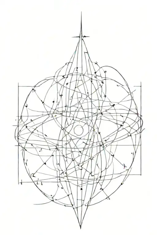 The Symbol Of Energy From Which The Wires Come Out And Reach Two Parallel Lines