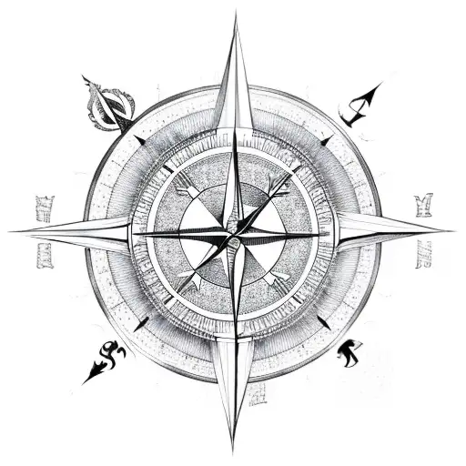 Compass With Phoenix Patronus