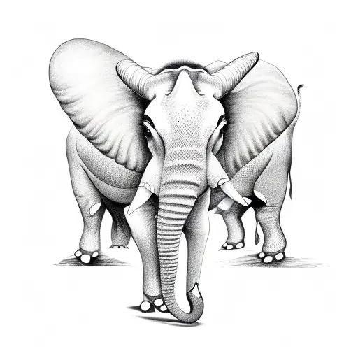 Cow Elephant And Frog