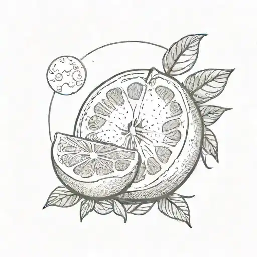 Moon As A Grapefruit