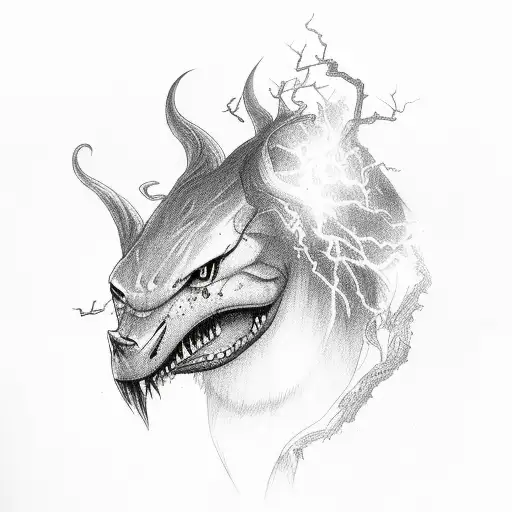 Lightning With Darkness Underneath