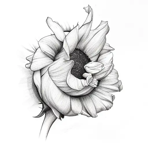 Sunflower Rose And Tulip Bouqet