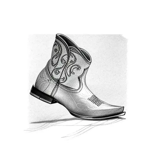 Half Cowboy Boot Half Figure Skate