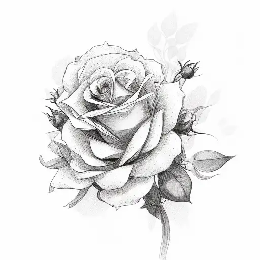 A Beautiful Goddess Holding A Bouquet Of Golden Roses