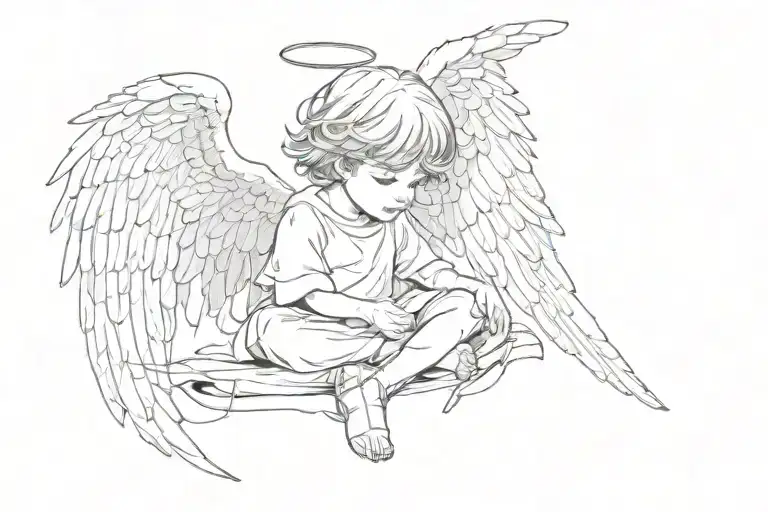 Angel Kid Boy
