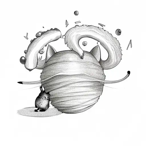 An Acorn With Cat Ears