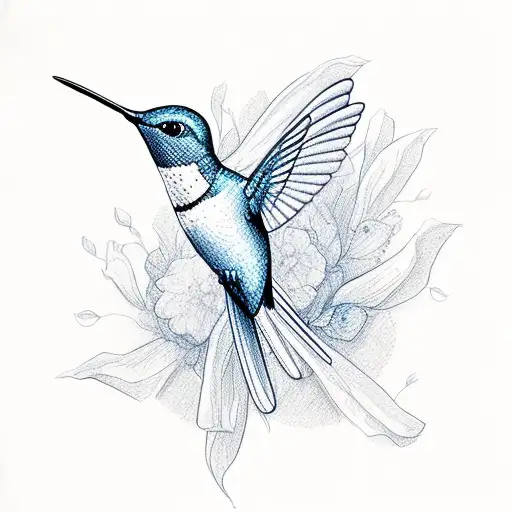 Hummingbird Blue