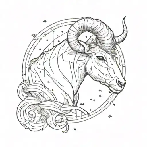 Aries Constellation Intertwined