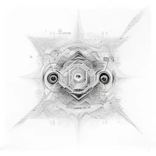 Abstract Representation Of The Mind Merging With The Cosmos