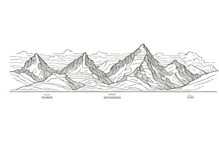 Swiss Alps Mountain Range