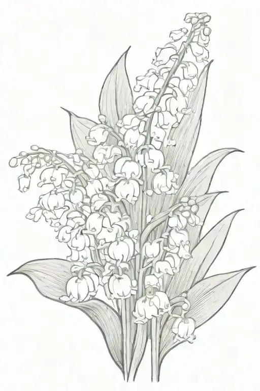 Lily Of The Valley Flowers Blooming