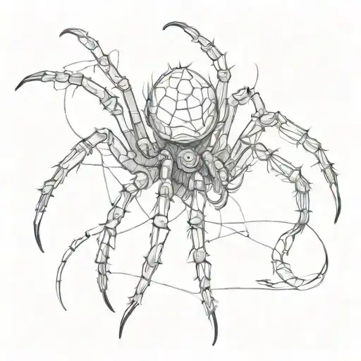 Spider Crawling On Shoulder