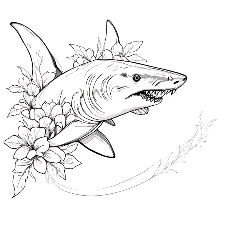 Floral Shark