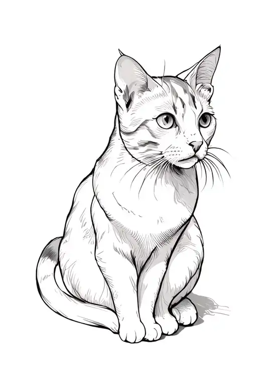 Cat Pet Loss Tatto Mixed