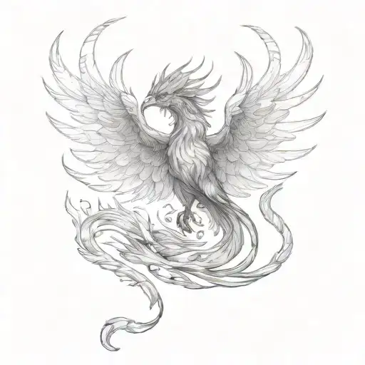 Phoenix Rising From The Ashes