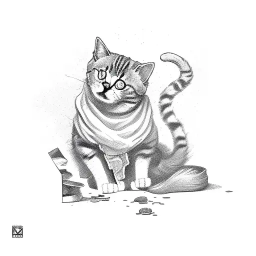 Cat Half Desde Half Alive And Poison Inside One Box