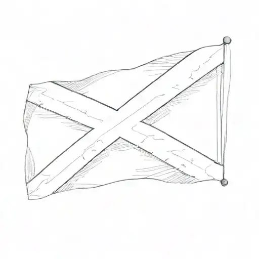Scottish Flag Waving
