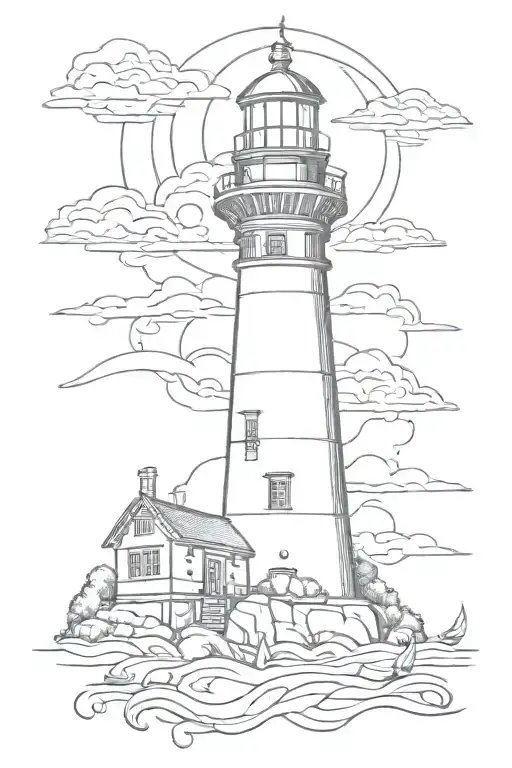 Lighthouse Surrounded