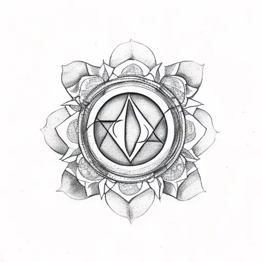 Female Gender Symbol With Flowers