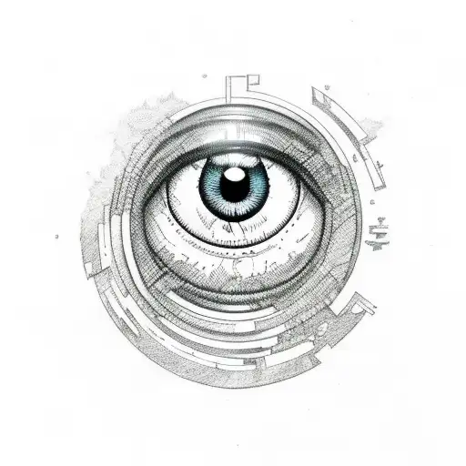 Evil Eye With Letter X