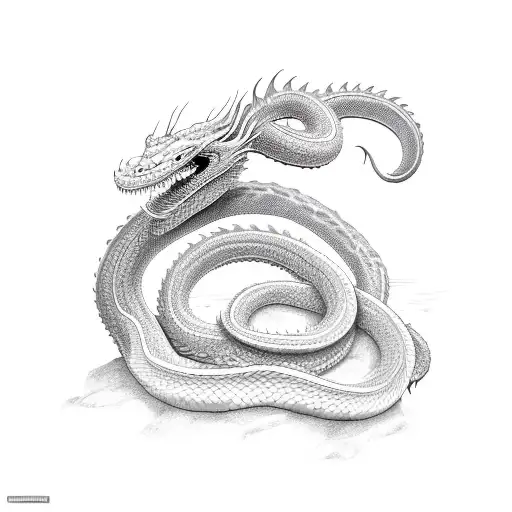 Snake And Dragon