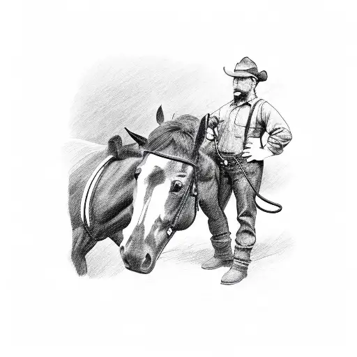 State Of Kentucky With Coal Miner And Horse