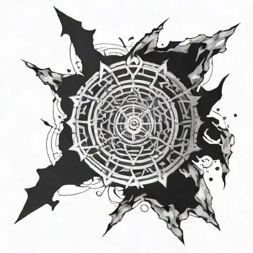 Incorporate Viking Symbols And Runes Into A Full Sleeve Tattoo Design Inspired By Metal Music